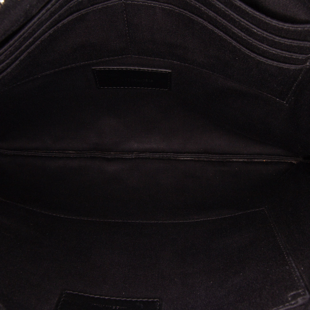 Grain De Poudre Zipped Tablet Holder Black - Gaby Paris