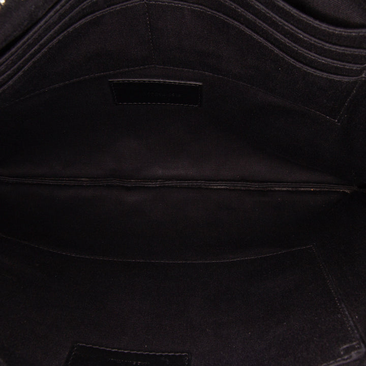 Grain De Poudre Zipped Tablet Holder Black - Gaby Paris