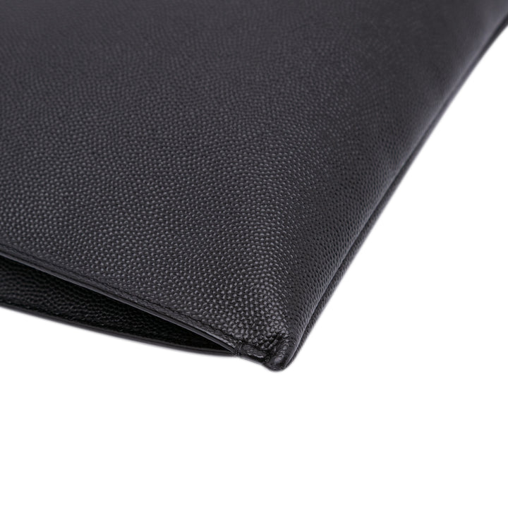 Grain De Poudre Zipped Tablet Holder Black - Gaby Paris