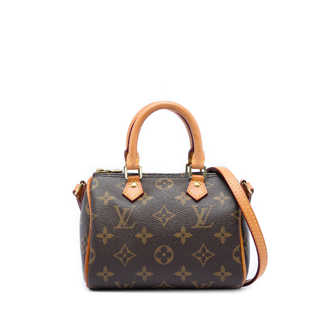 Louis Vuitton Monogram Nano Speedy Bandouliere