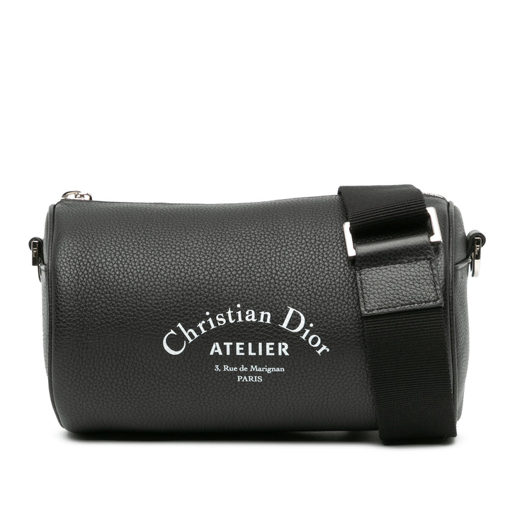 Dior Leather Atelier Roller Crossbody Black - GABY PARIS