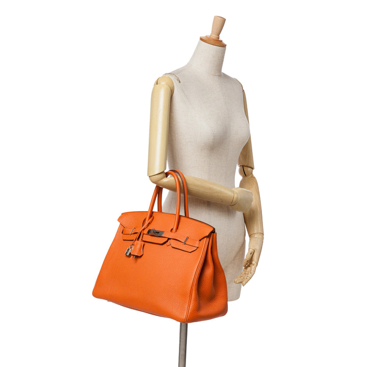 Togo Birkin Retourne 35 Orange - Gaby Paris