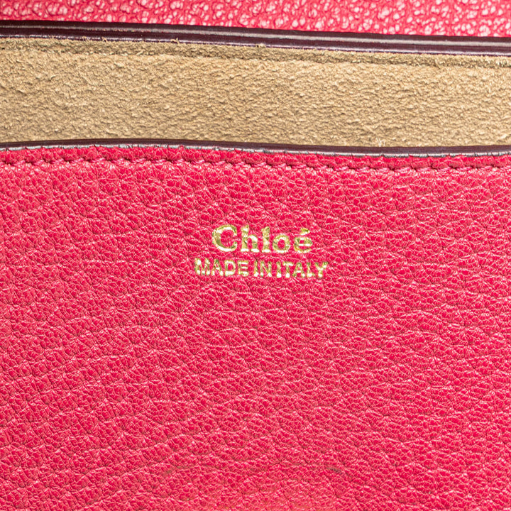 Small Leather Drew Crossbody Pink - Gaby Paris