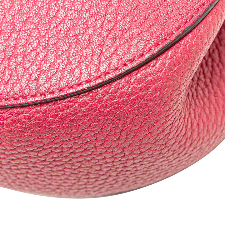 Small Leather Drew Crossbody Pink - Gaby Paris
