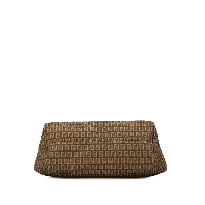 Large Zucchino Canvas Tote Brown - Gaby Paris
