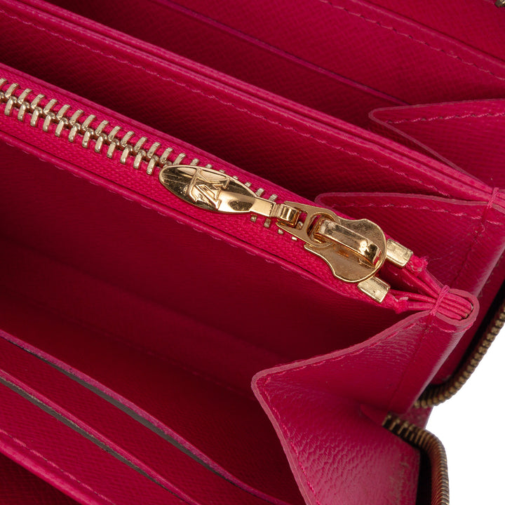 Monogram Multicolore Zippy Wallet Black - Gaby Paris