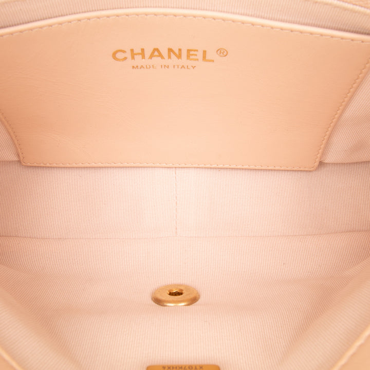 Chanel Matelassé Cuir d’agneau Fancy Jewel Simple rabat