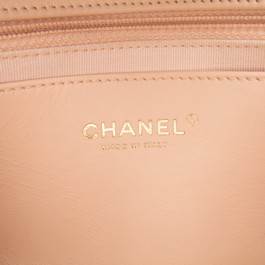 Chanel Matelassé Cuir d’agneau Fancy Jewel Simple rabat