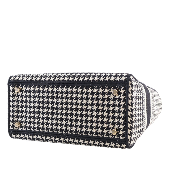brodé Houndstooth Lady D-Lite Moyen Noir