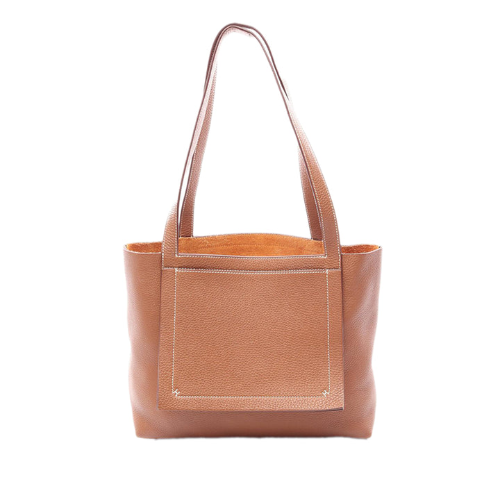 Hermès Cabas Cabasellier 31 Clémence Marron – vue principale – GABY PARIS