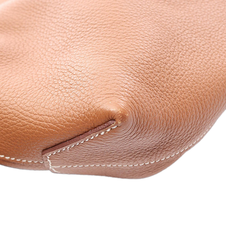 Hermès Cabas Cabasellier 31 Clémence Marron – vue 14 – GABY PARIS