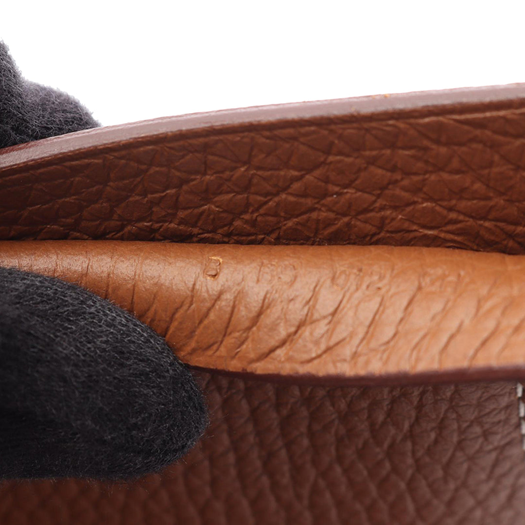 Hermès Cabas Cabasellier 31 Clémence Marron – vue 8 – GABY PARIS