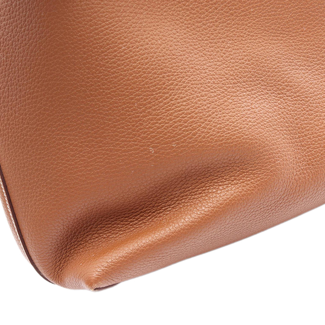 Hermès Cabas Cabasellier 31 Clémence Marron – vue 9 – GABY PARIS