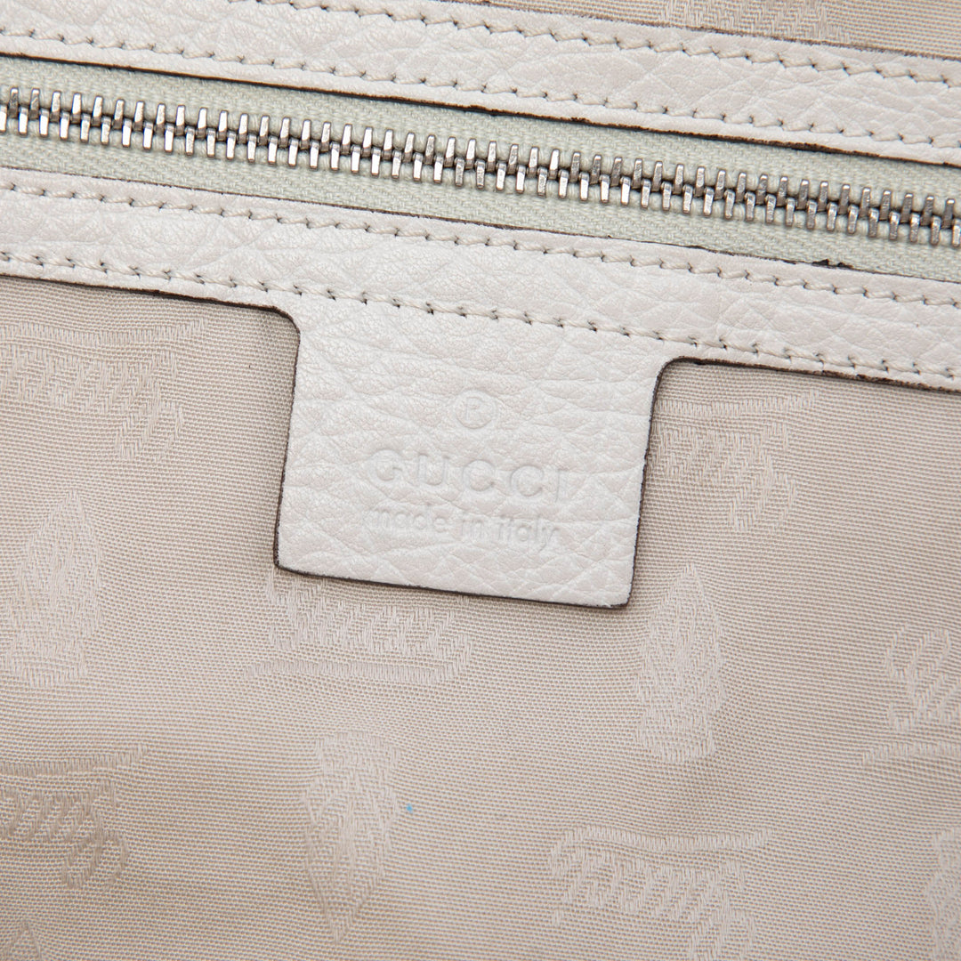 GG Bamboo Bar Cabas Moyen Beige
