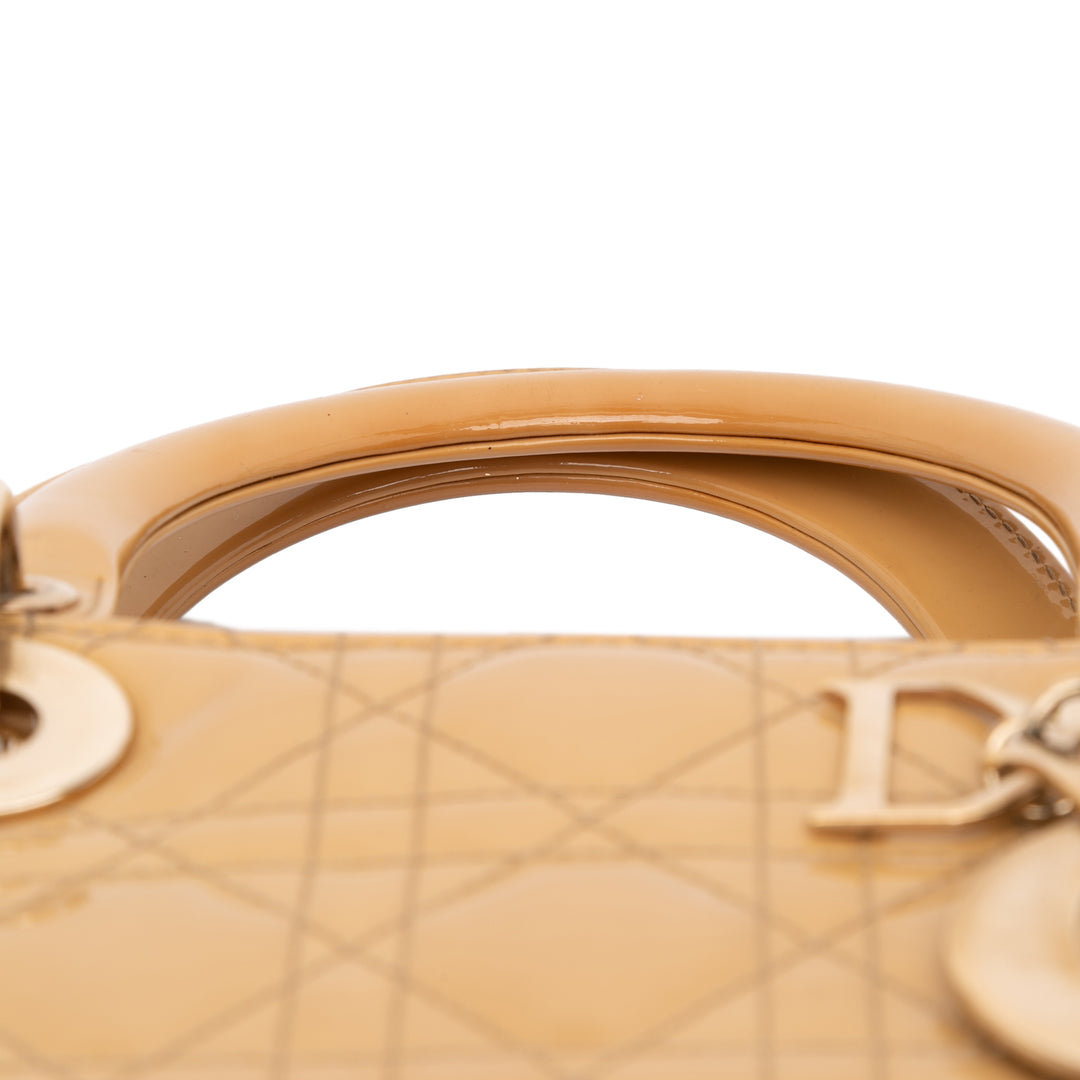 Dior Lady Dior Cannage Grand Marron – vue 10 – GABY PARIS