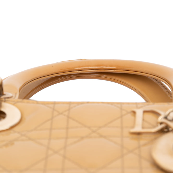 Dior Lady Dior Cannage Grand Marron – vue 10 – GABY PARIS
