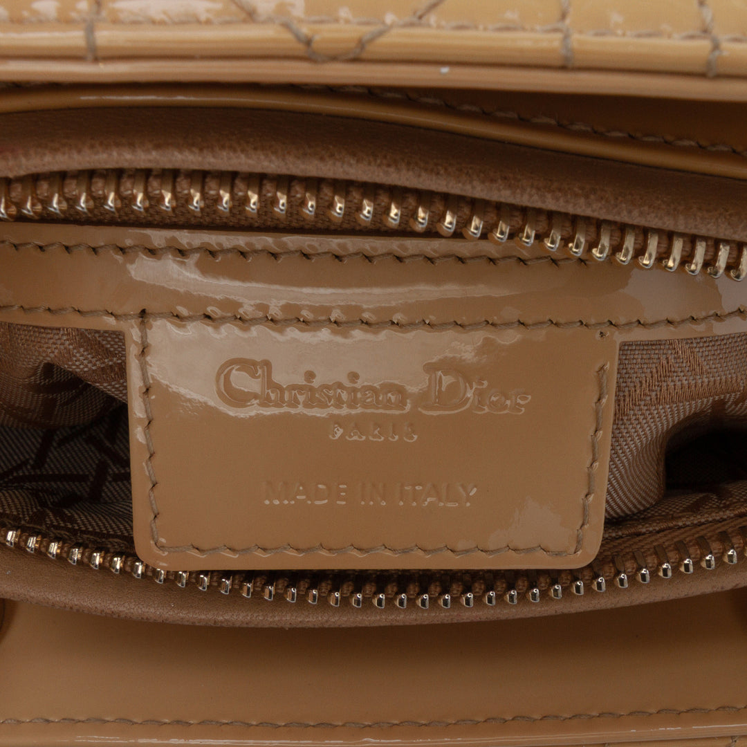 Dior Lady Dior Cannage Grand Marron – vue 5 – GABY PARIS