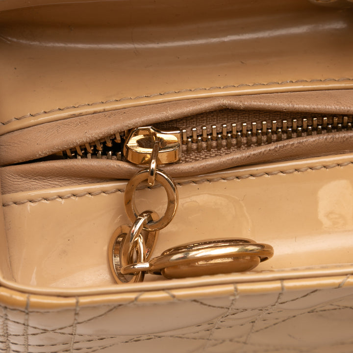 Dior Lady Dior Cannage Grand Marron – vue 8 – GABY PARIS