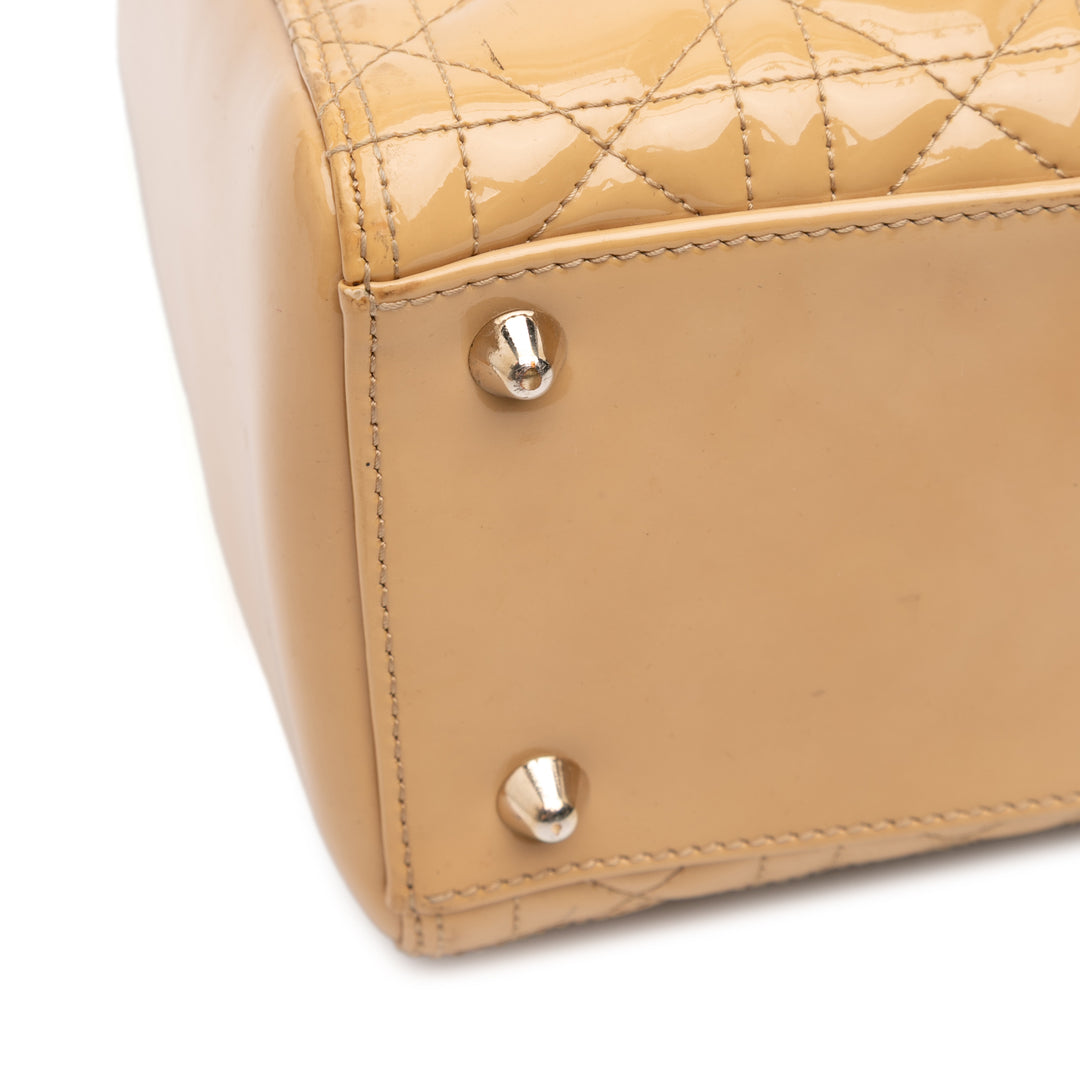 Dior Lady Dior Cannage Grand Marron – vue 9 – GABY PARIS
