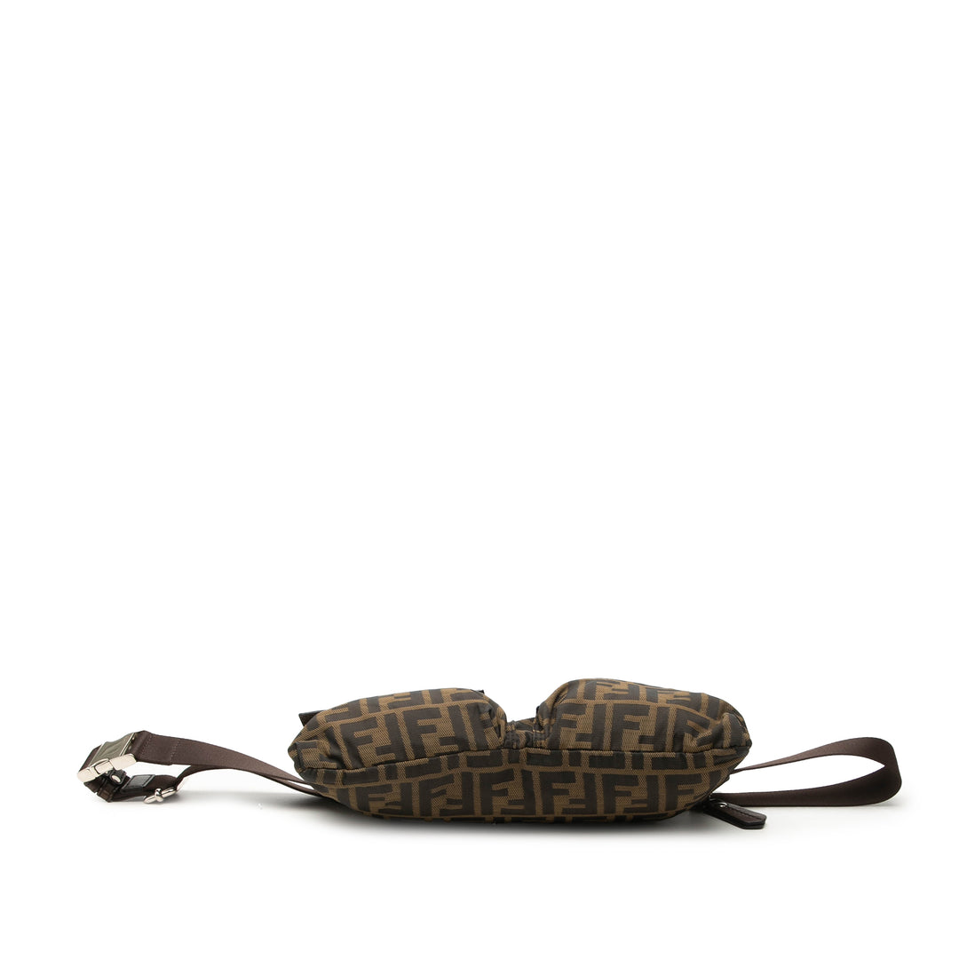 Fendi Zucca Toile Double Pocket Sac ceinture