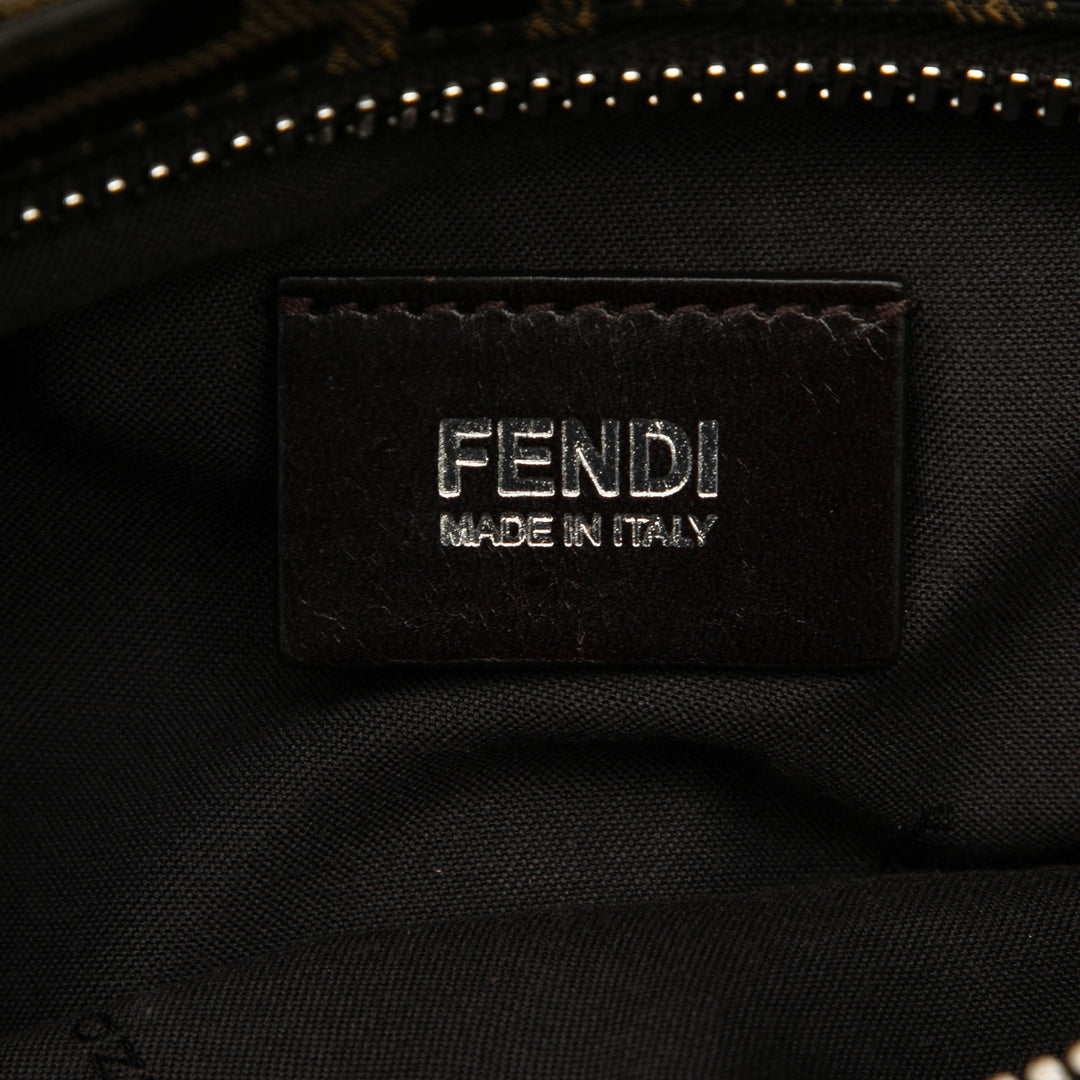 Fendi Zucca Toile Double Pocket Sac ceinture