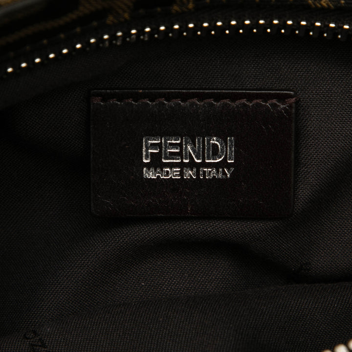 Fendi Zucca Toile Double Pocket Sac ceinture
