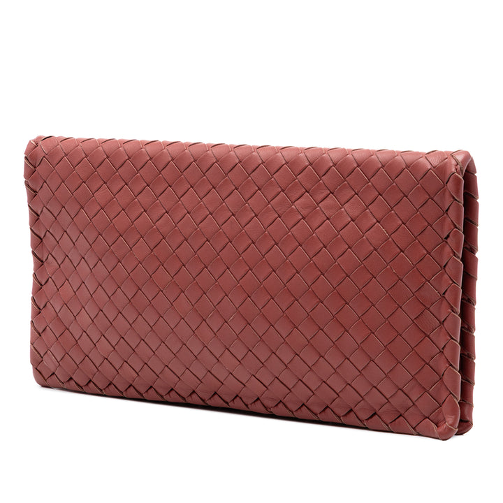Bottega Veneta Intrecciato Turn Lock Pochette Cuir nappa