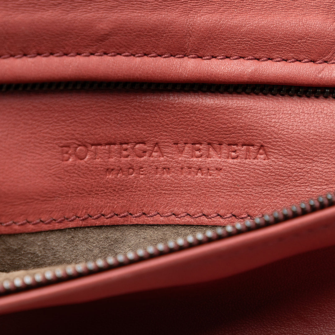 Bottega Veneta Intrecciato Turn Lock Pochette Cuir nappa
