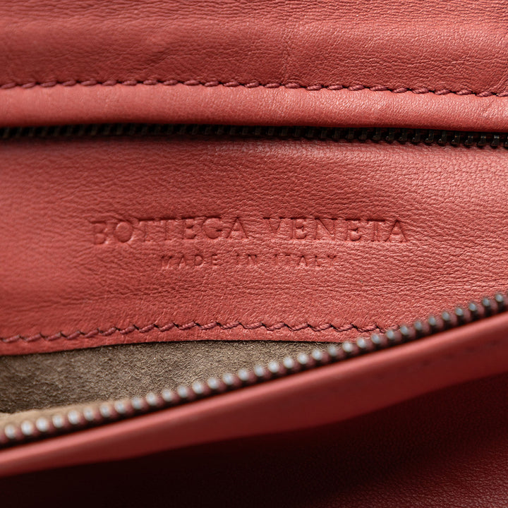 Bottega Veneta Intrecciato Turn Lock Pochette Cuir nappa
