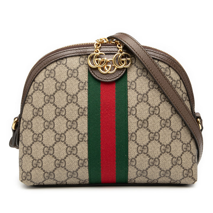 Gucci Small GG Supreme Ophidia Dome Sac porté croisé