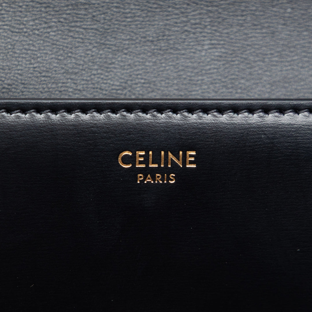 Celine brillant Cuir de veau Triomphe Claude Sac bandoulière