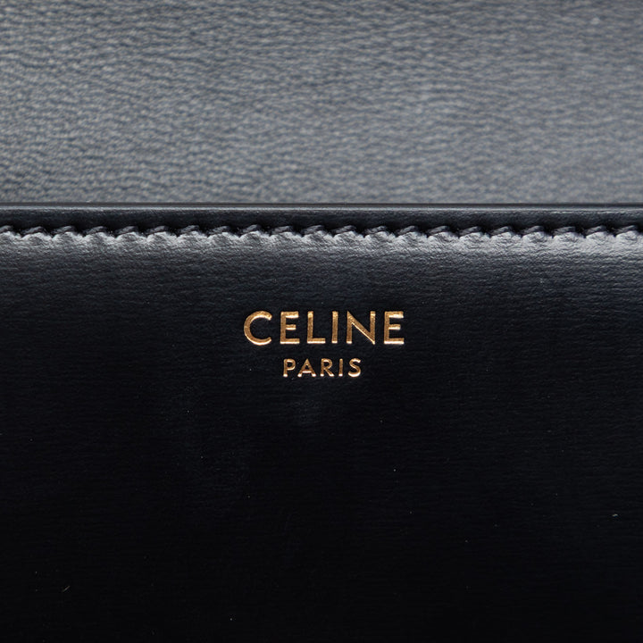 Celine brillant Cuir de veau Triomphe Claude Sac bandoulière