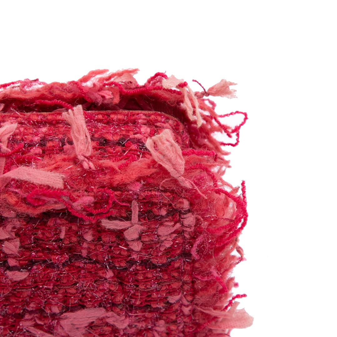 CC Tweed Wallet On Chain Pink - Gaby Paris