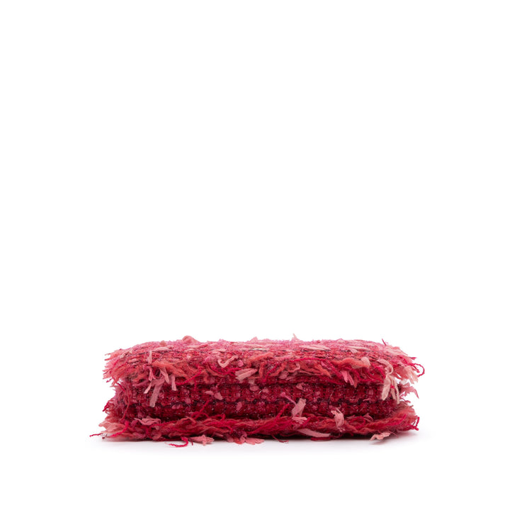CC Tweed Wallet On Chain Pink - Gaby Paris