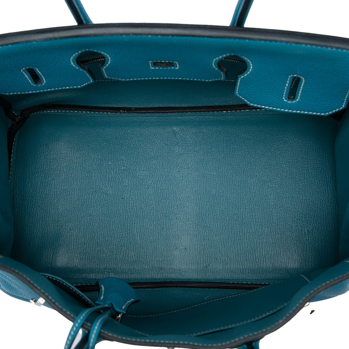 Hermès Birkin Retourne 35 Clémence Bleu – vue 4 – GABY PARIS