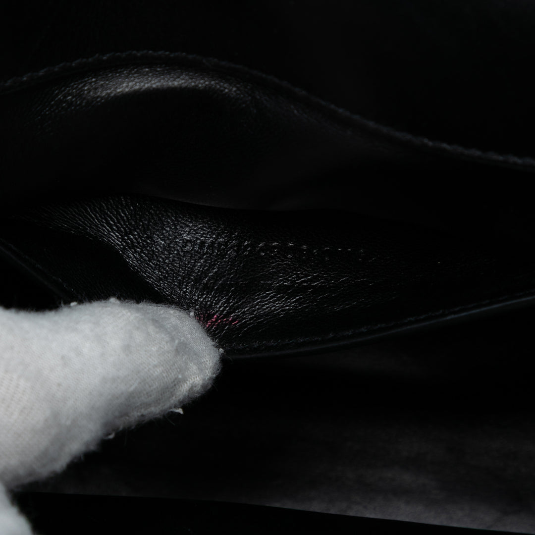 Saint Laurent Medium Chevron Cuir de veau Monogram Sac enveloppe