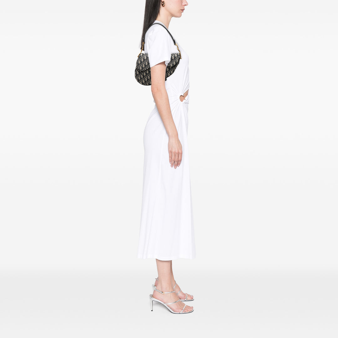 Dior Oblique Toile Saddle Sac