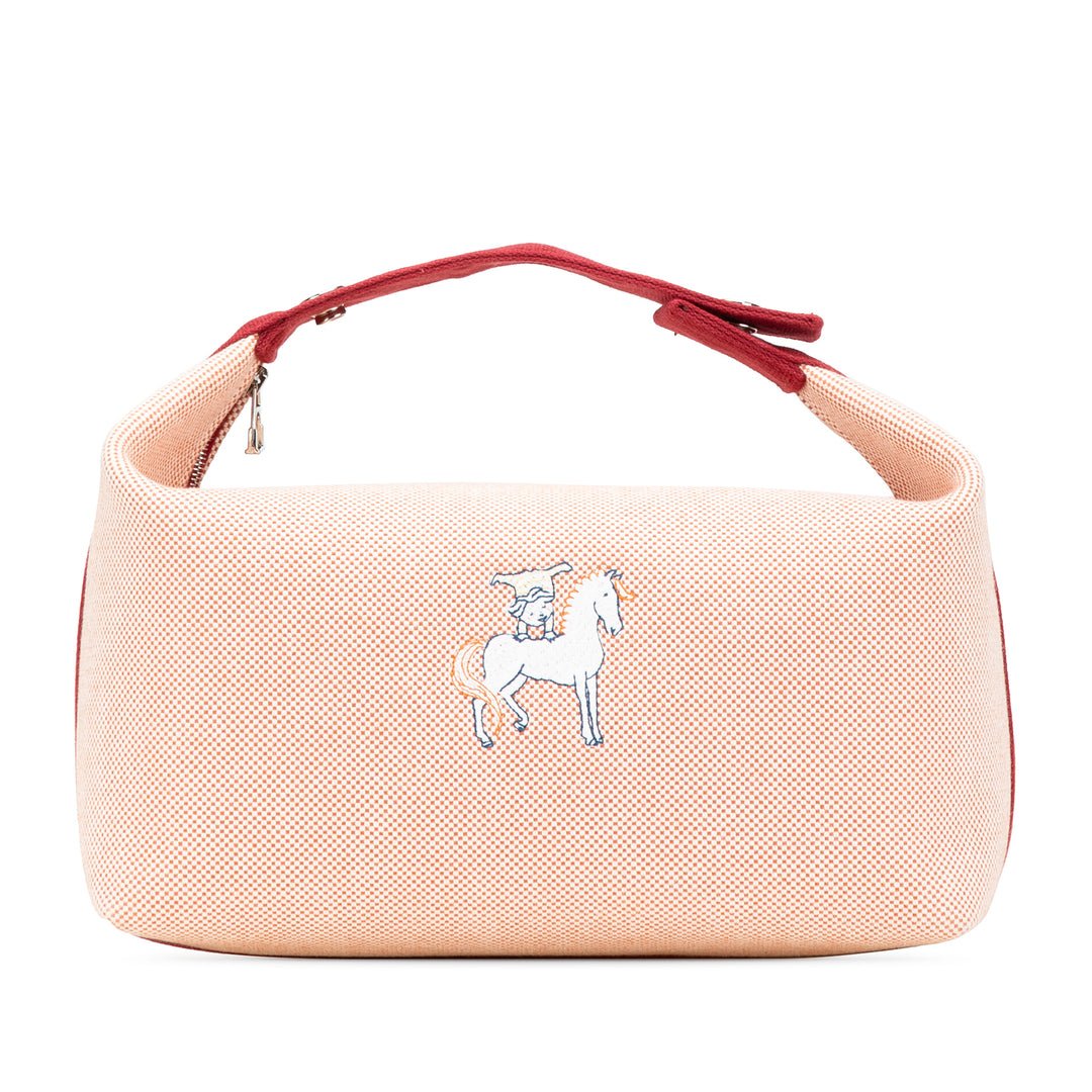 Large Canvas Bride A Brac Cabriole Case Orange - Gaby Paris