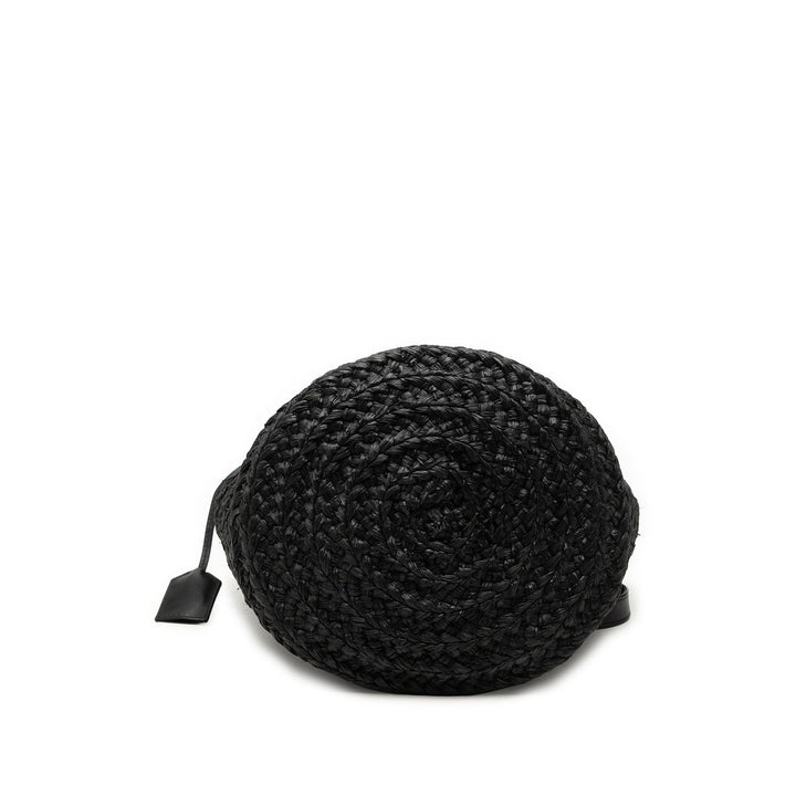 Saint Laurent Small Raffia Panier Cabas