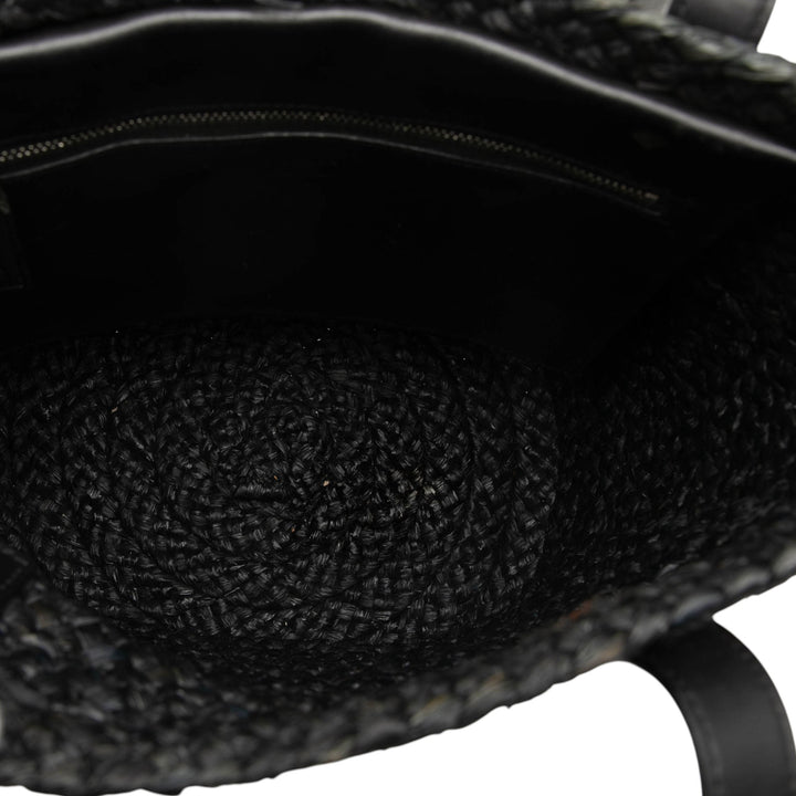 Saint Laurent Small Raffia Panier Cabas