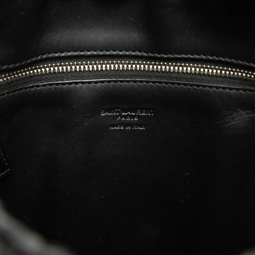 Saint Laurent Small Raffia Panier Cabas