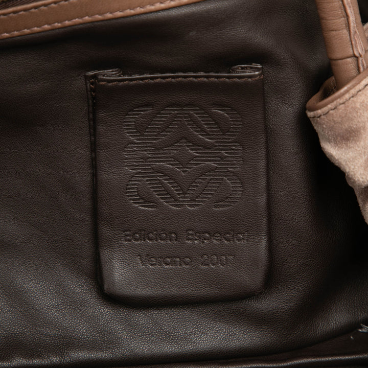 LOEWE clouté Aire Sac Marron – vue 5 – GABY PARIS