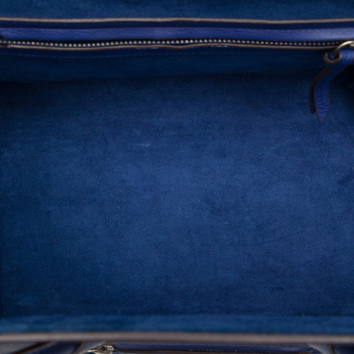 grainé Phantom Luggage Cabas Moyen Cuir de veau grainé Bleu