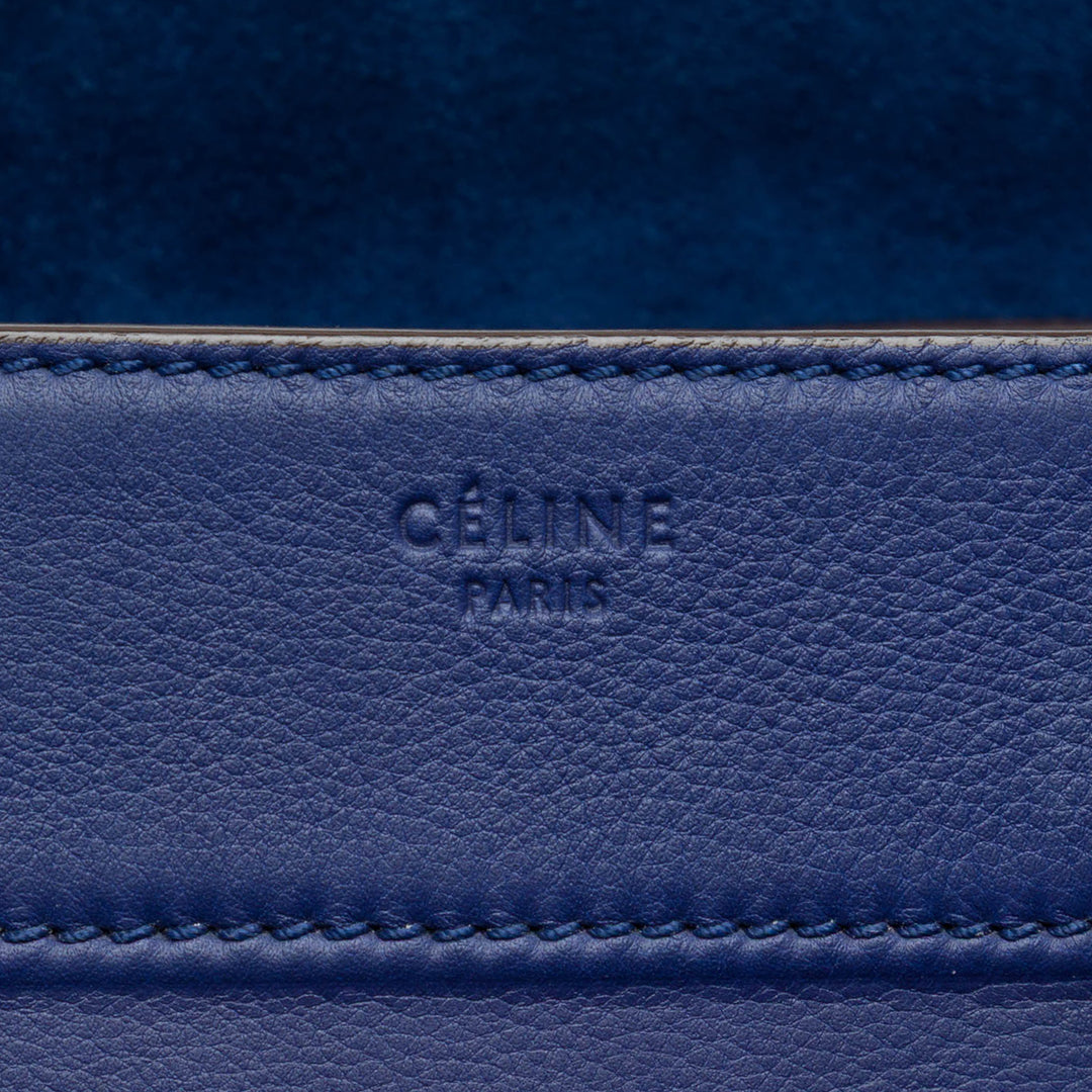 grainé Phantom Luggage Cabas Moyen Cuir de veau grainé Bleu