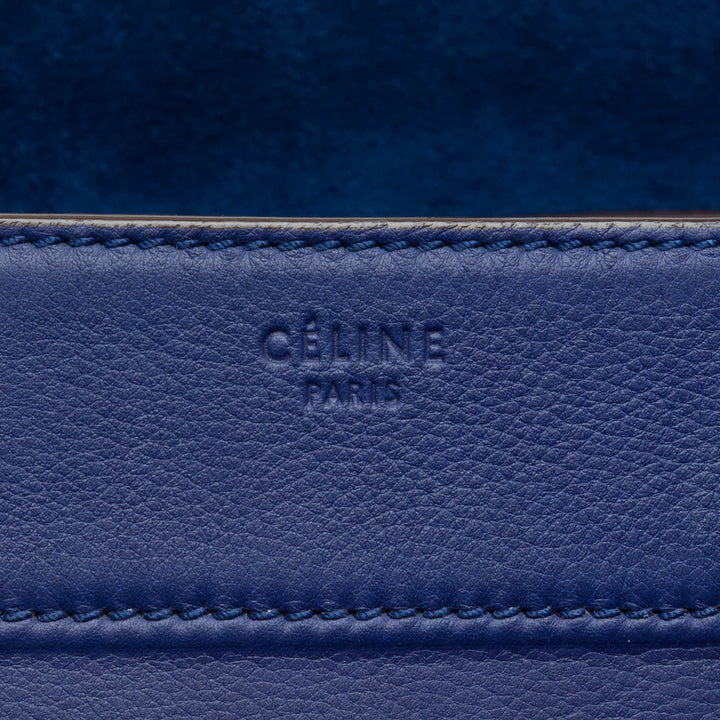 grainé Phantom Luggage Cabas Moyen Cuir de veau grainé Bleu