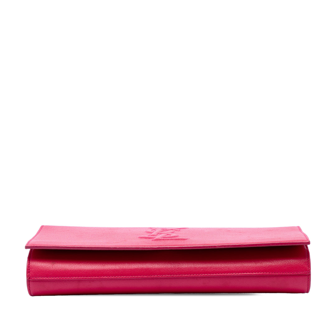 Saint Laurent Belle De Jour Pochette Grand Rose – vue 3 – GABY PARIS