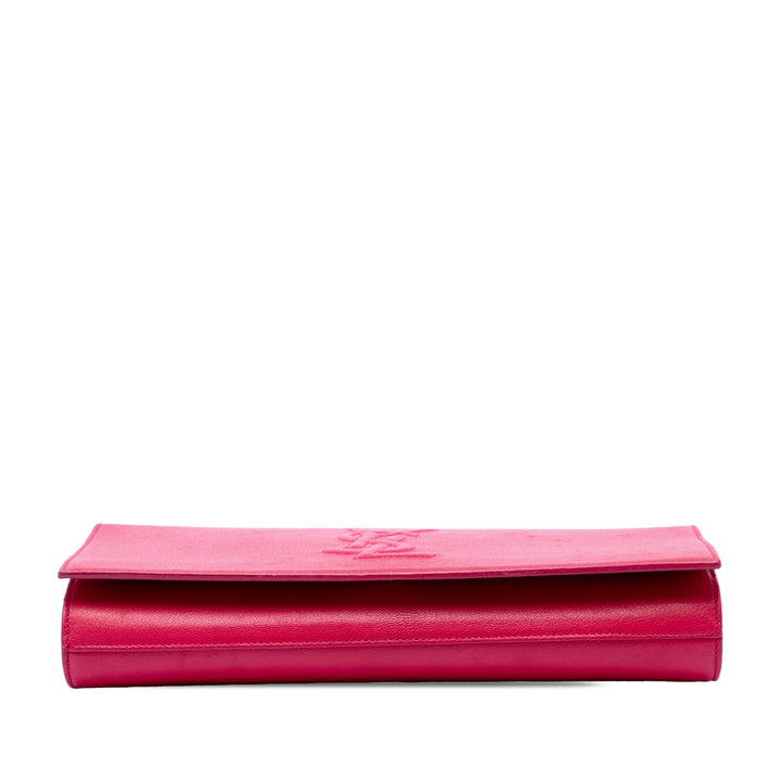 Saint Laurent Belle De Jour Pochette Grand Rose – vue 3 – GABY PARIS