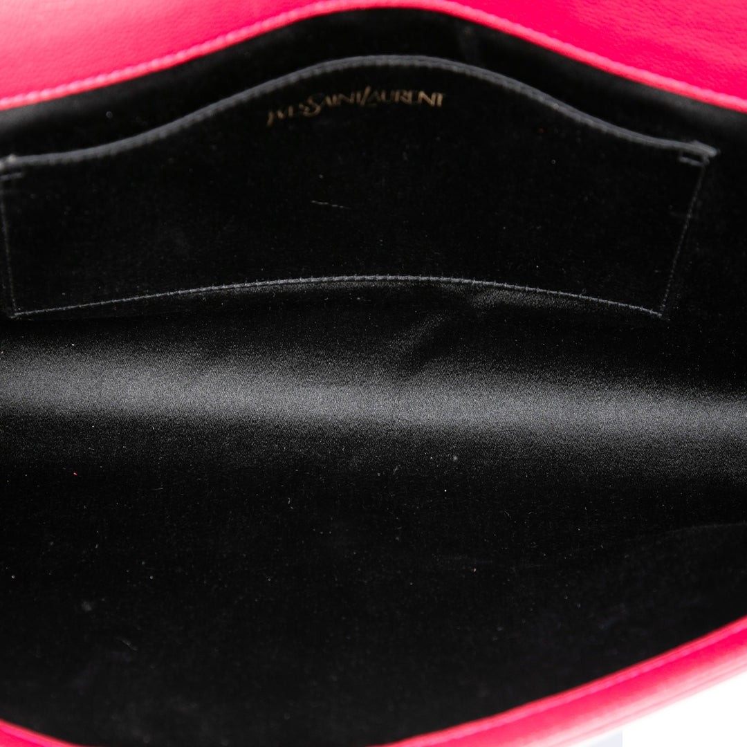 Saint Laurent Belle De Jour Pochette Grand Rose – vue 4 – GABY PARIS