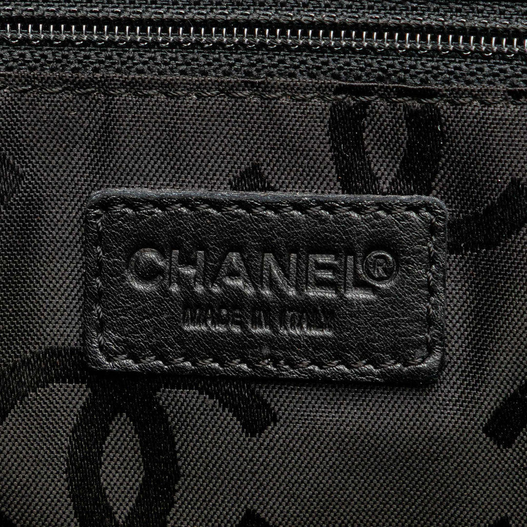 CC Lambskin Wild Stitch Handbag Black - Gaby Paris