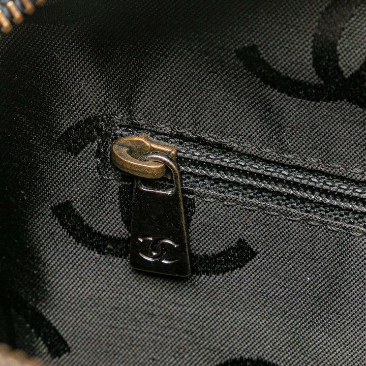CC Lambskin Wild Stitch Handbag Black - Gaby Paris